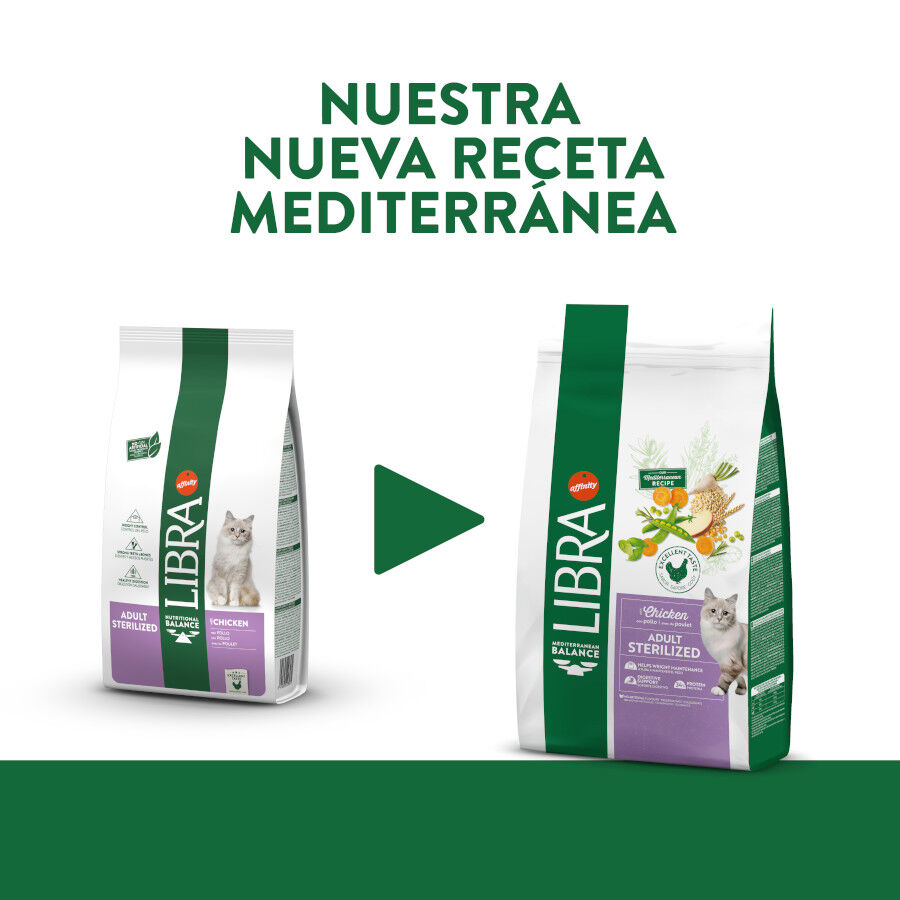Libra Adult Sterilized Pollo pienso para gatos thumbnail