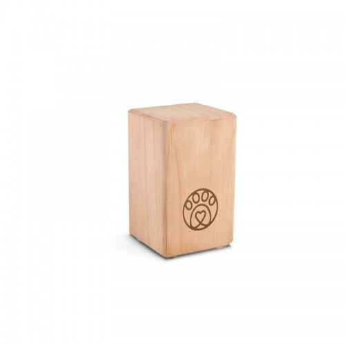 Urna Básica Madera Vertical  Huella color Roble