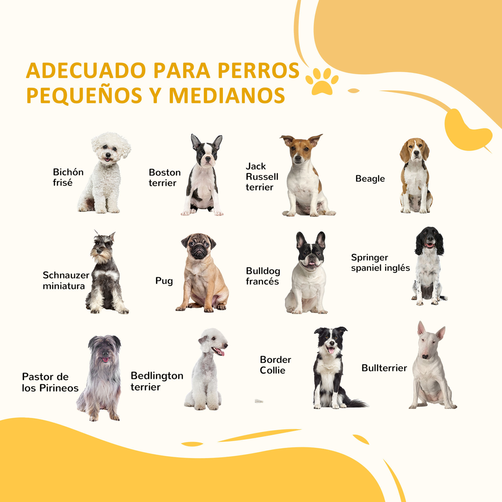 PawHut Barrera de Madera Plegable de 3 Paneles para Perros thumbnail