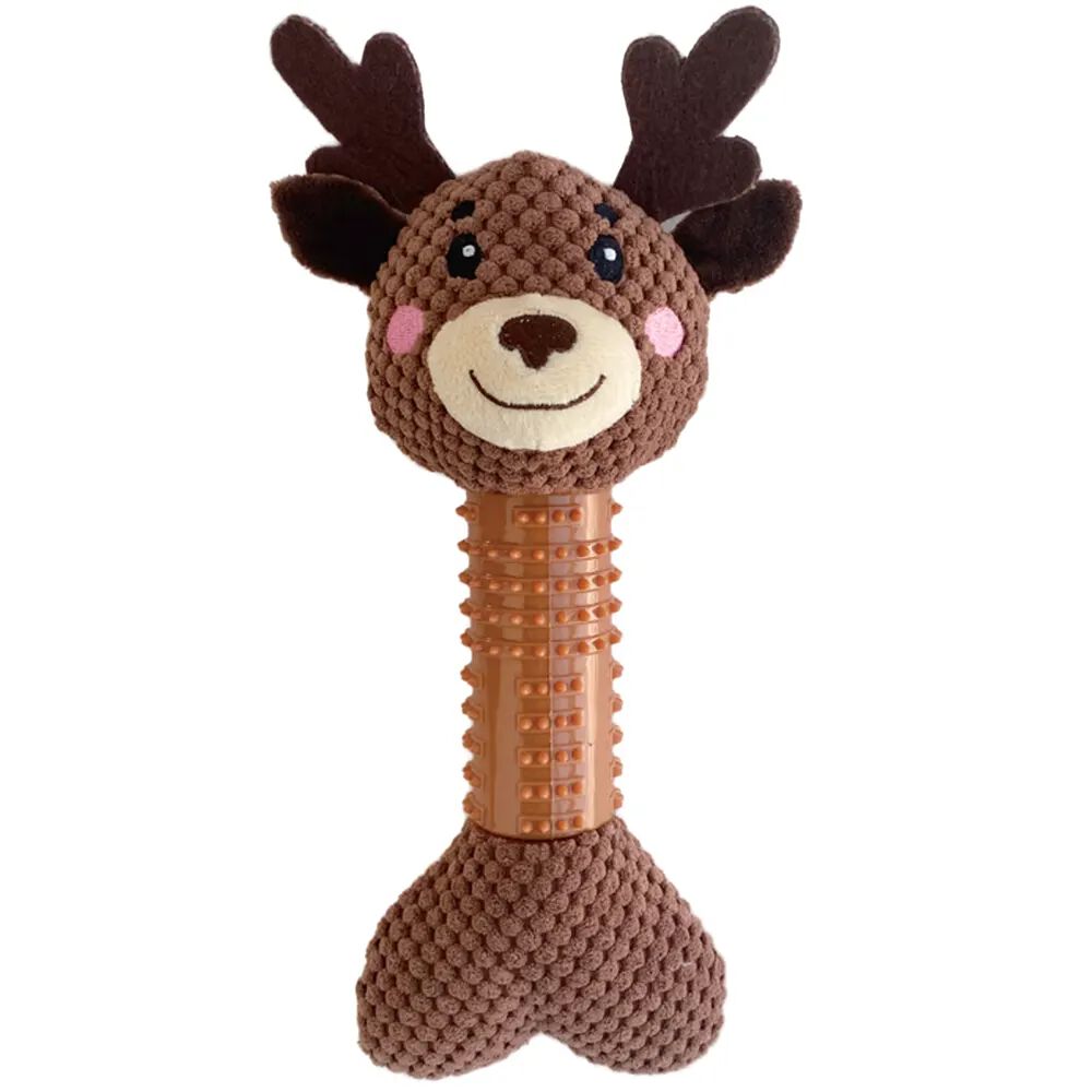 Peluche con mordedor de navidad grande con forma de Reno, , large Imagen numero 1