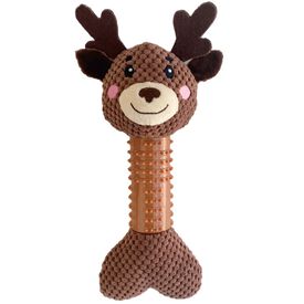Peluche con mordedor de navidad grande con forma de Reno