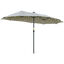 Outsunny Sombrilla Doble Gris Claro, , large indicador imagen numero 1