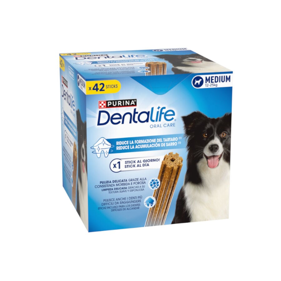 42 barritas Dentalife Snacks Dentales para perros medianos, , large Imagen numero 1
