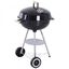 Barbacoa de carbón vegetal con ruedas color Negro y Plata, , large indicador imagen numero 1