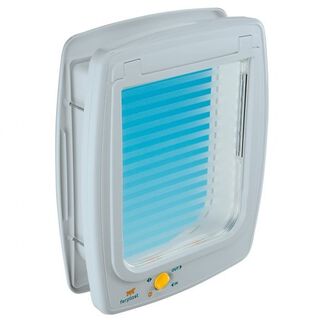 Puerta gatera Swing 11T para mascotas color Blanco