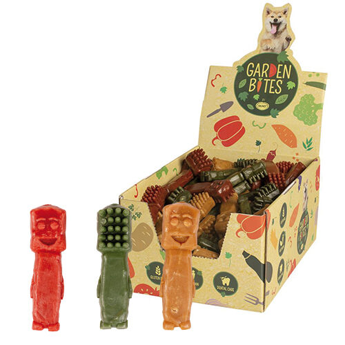 DUVO GARDEN BITES VEGGIE TOBY TOOTHBRUSH (BLISTER T-L 10 CM 500 GR ( 10 UNI )), , large Imagen numero 1