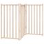 vidaXL Puerta para Perros Plegable Paneles Puerta Mascotas Madera de Álamo, , large indicador imagen numero 6