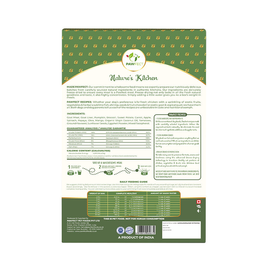 Alimento completo y equilibrado para perros sin cereales con cabra (500 g/17,64 oz), , large Imagen numero 2