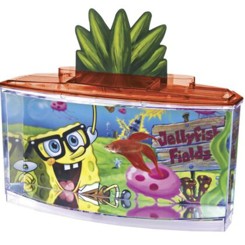 Penn Plax Bob Esponja acuario bettera para niños image number null