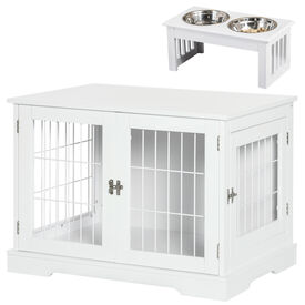 Pawhut Pawhut Conjunto Juego De Jaula De Madera para perros
