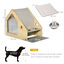PawHut Caseta para Perros de Madera Cama de Interior para Cachorros, , large indicador imagen numero 3