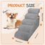 Nobleza Escalera para Perros, Escaleras Rampa para Perros Mascotas de Espuma de 3 Escalones con Rodillo para Pelusa, Escalera para Cama de Perros Pequeños Perros y Gatos Subir a la Cama, , large indicador imagen numero 7