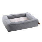 Flamingo Carlota Rectángulo Gris con Cremallera Cama para perros, , large image number null