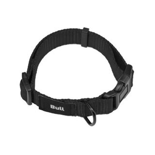 Collar de nylon liso para perros color Negro