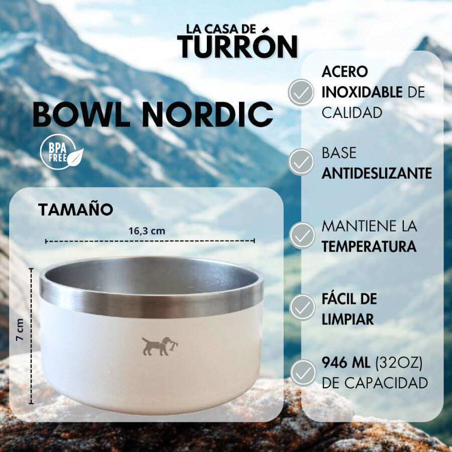 Comedero Alto Doble para Perros y Gatos | Dise&ntilde;o Ergon&oacute;mico, 2 Alturas Disponibles, Antideslizante y Varios Colores - La Casa de Turr&oacute;n, , large Imagen numero 5