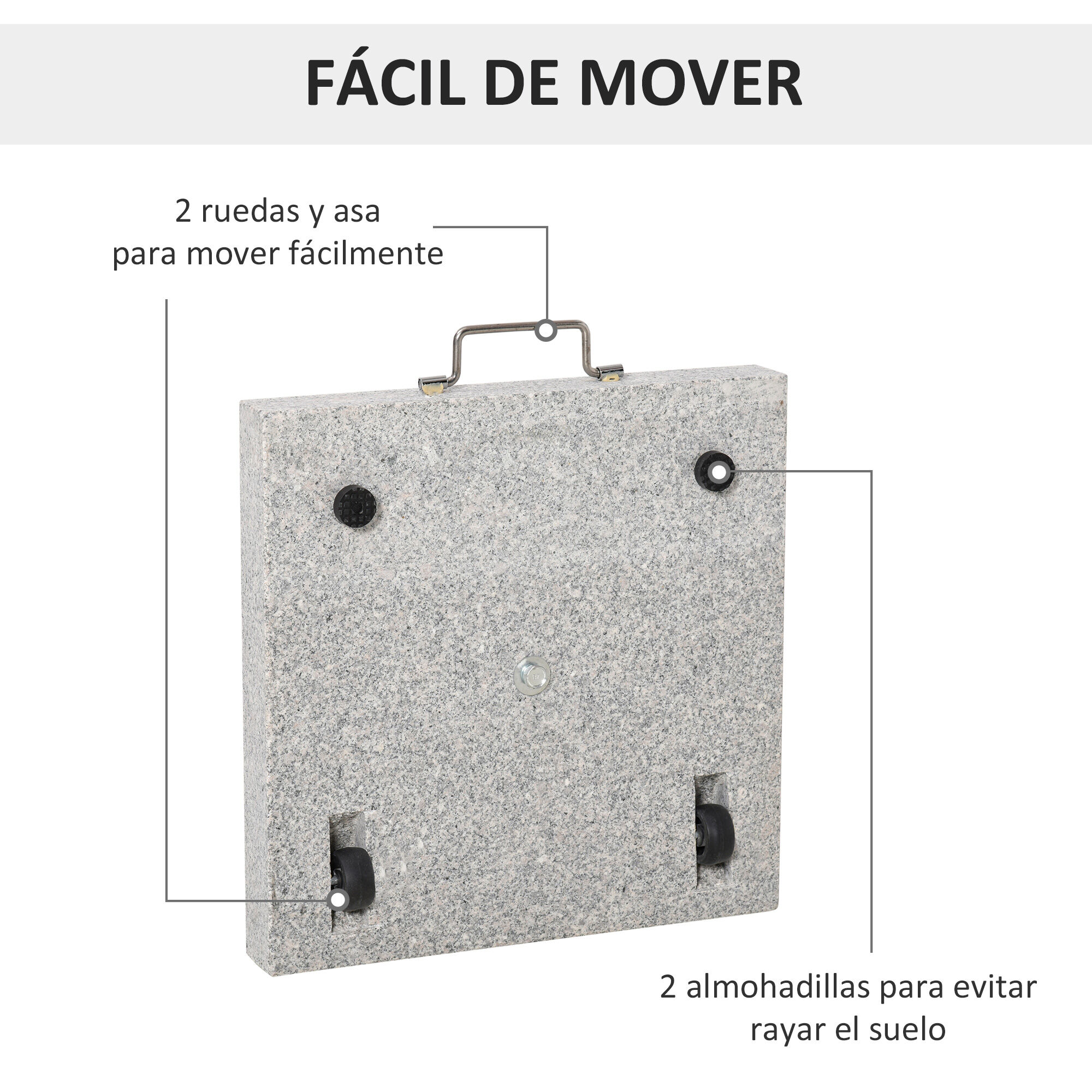 Outsunny Base de Sombrilla Exterior Universal para jardín thumbnail