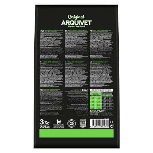 Arquivet original pienso sabor pollo para perros adultos razas peque&ntilde;as, , large Imagen numero 3