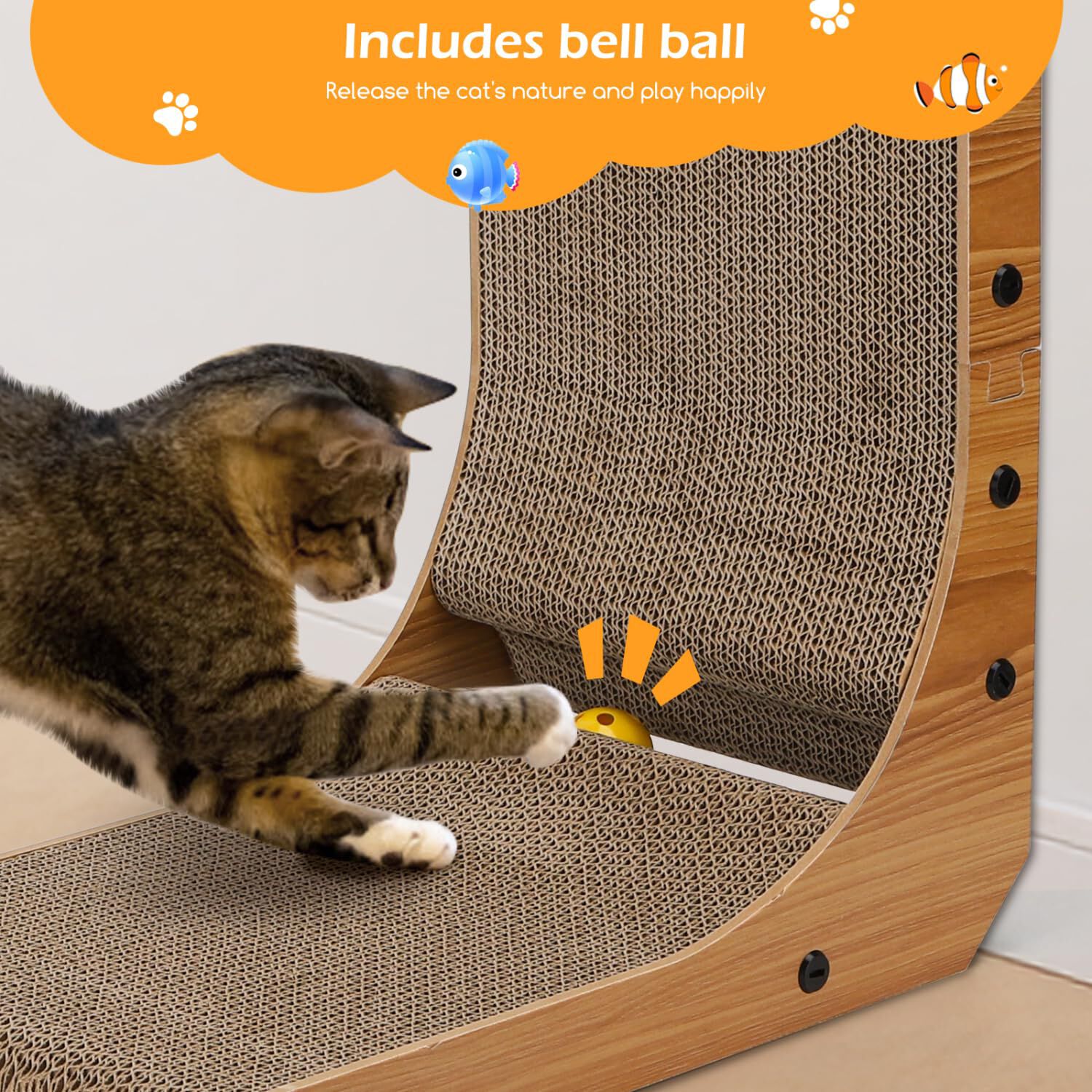 Nobleza Rascador en Forma de L para Gatos thumbnail