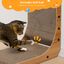 Nobleza Rascador para Gatos en Forma de L, Rascador Gato de 60 cm,  Rascador de Cartón para Proteger Muebles, Rascador de Pared para Gatos, , large indicador imagen numero 3
