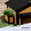 PawHut Casa para Gatos Madera Natural, , large indicador imagen numero 5