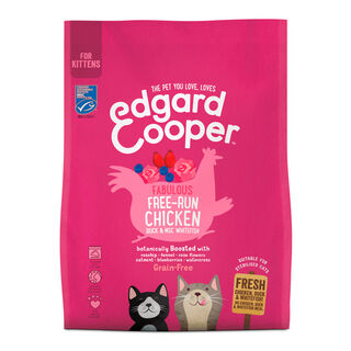 Edgard & Cooper Kitten Pollo y Pescado Blanco pienso para gatos , Edgard & Cooper Kitten Pollo y Pescado Blanco pienso para gatos