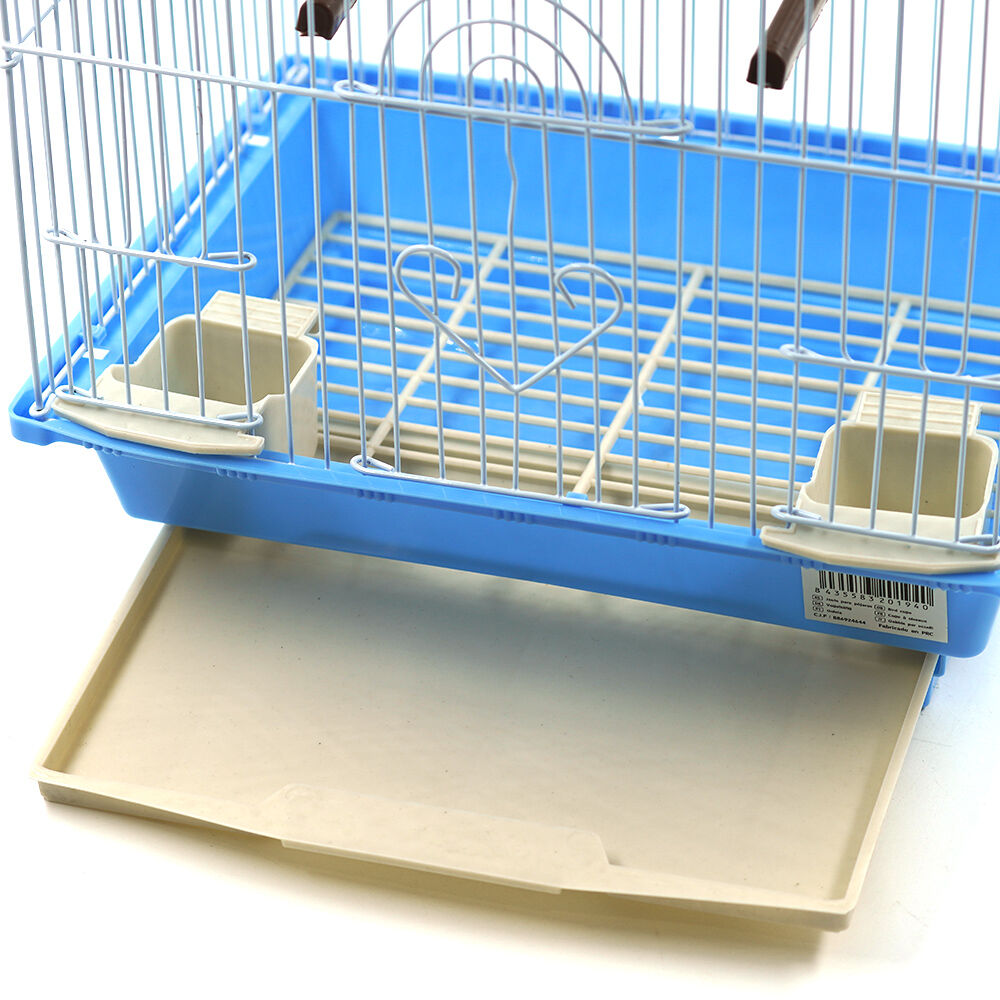 DZL Jaula para pajaros con comederos,Palos y Columpios (38*30*23cm) Color Entrega Azar, , large Imagen numero 5