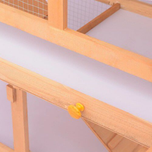 Conejera de dos capas color Marrón thumbnail