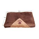 Pawhut cama acolchada marrón para perros, , large image number null