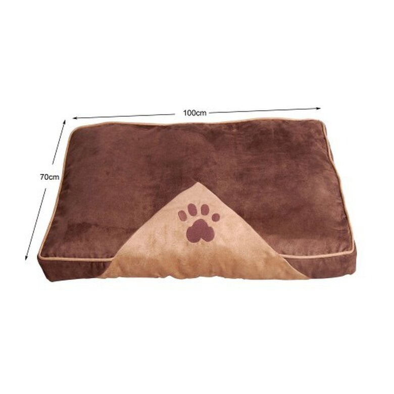 Pawhut cama acolchada marrón para perros, , large image number null