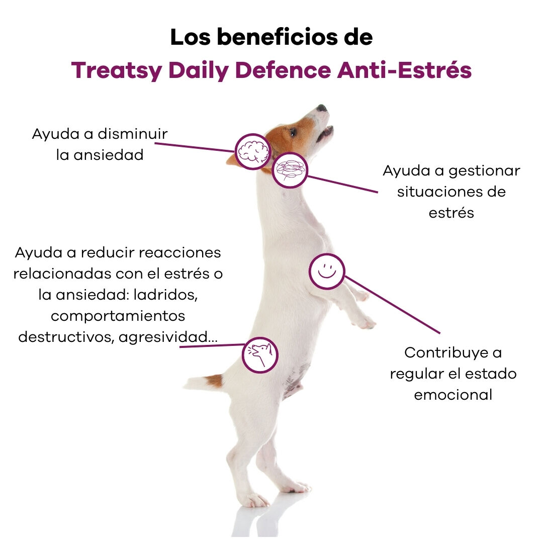 Treatsy Daily Defence Anti-Estr&eacute;s &ndash; Serenidad y equilibrio emocional para perros, , large Imagen numero 3