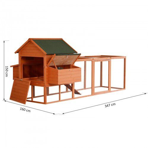 Gallinero grande PawHut color Naranja thumbnail