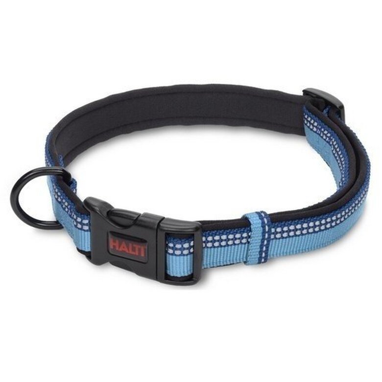 Collar con interior de neopreno para perros color Azul, , large image number null