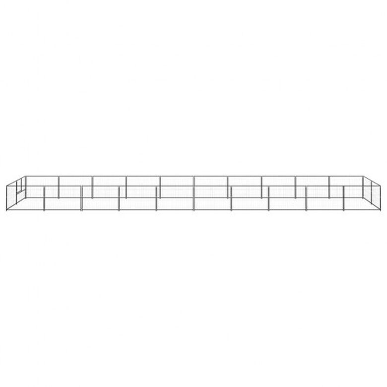 VidaXL Perrera Grande Color Negro para perros thumbnail