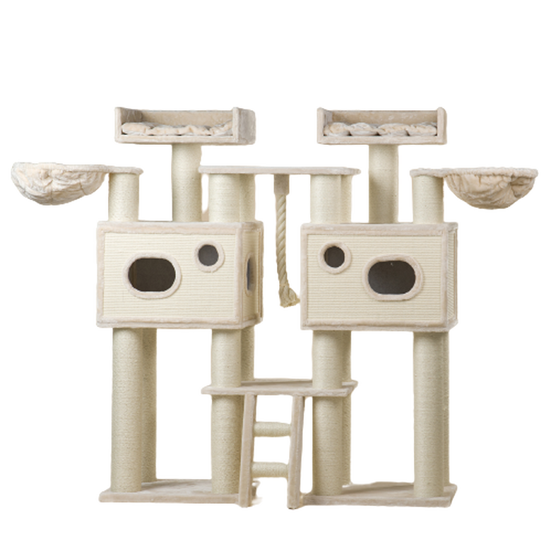 Rascador Royal Cat Palace Cream color Crema thumbnail