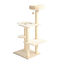 Leeby Luna árbol rascador con cama y juguete para gatos, , large indicador imagen numero 1