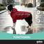 Gotoo Abrigo Impermeable Reflectante Rojo para perros, , large indicador imagen numero 6
