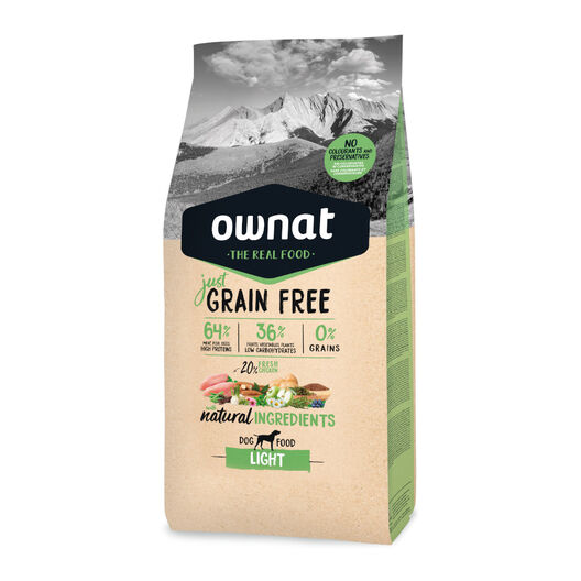Ownat Just Grain Free Adulto Light pienso para perros, , large image number null