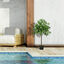 Outsunny 2 Plantas Artificiales de 90 cm de Altura Árboles de Laurel Decorativos con Maceta para Hogar Salón Uso en Interiores y Exteriores Verde, , large indicador imagen numero 4
