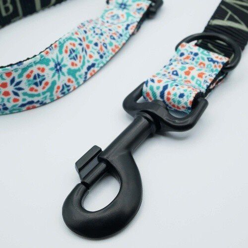 Baona correa boracay multiposici&oacute;n de nylon reciclado multicolor para perros, , large Imagen numero 2
