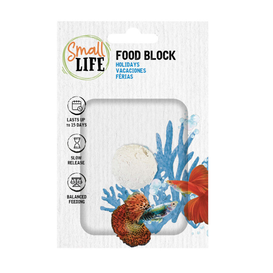 Small Life Bloque de Alimento Vacaciones para peces