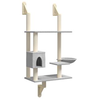 vidaXL Árbol rascador gris claro para Gatos