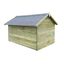 Vidaxl caseta de madera para perros, , large indicador imagen numero 3