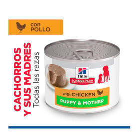 Hill's Science Plan PuppyyMother Mousse de Pollo lata para perros