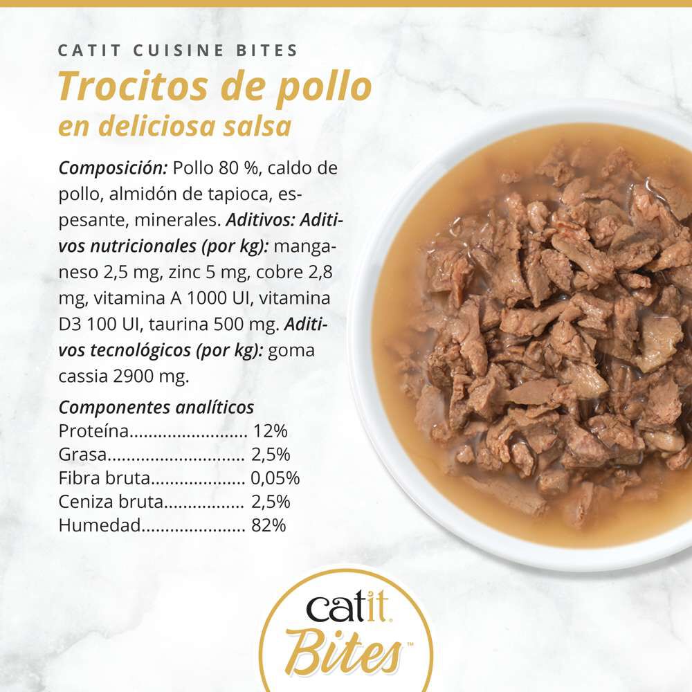 Catit Cuisine Bites de Pollo, 75g, , large Imagen numero 3