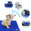 Nobleza - Alfombrilla refrescante para mascotas grandes. Auto refrigerante No tóxico. Ideal para para perros, gatos en verano. 50*40 cm, color azul, S, , large indicador imagen numero 8