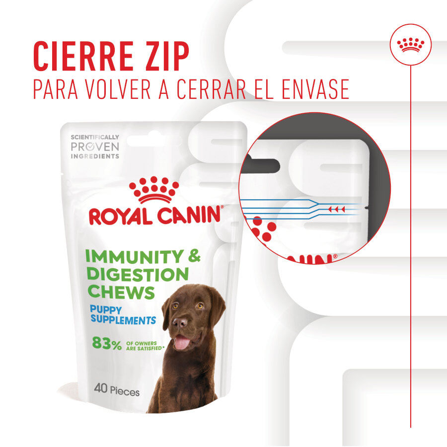 100 g Royal Canin Immunity & Digestion Chews Puppy Suplemento nutricional para perros, , large Imagen numero 3