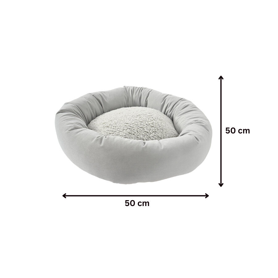 Leeby Cama Donut Gris para gatos, , large Imagen numero 5