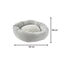 Leeby Cama Donut Gris para gatos, , large indicador imagen numero 5