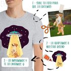 Mascochula camiseta hombre abduction personalizada con tu mascota azul marino, , large image number null