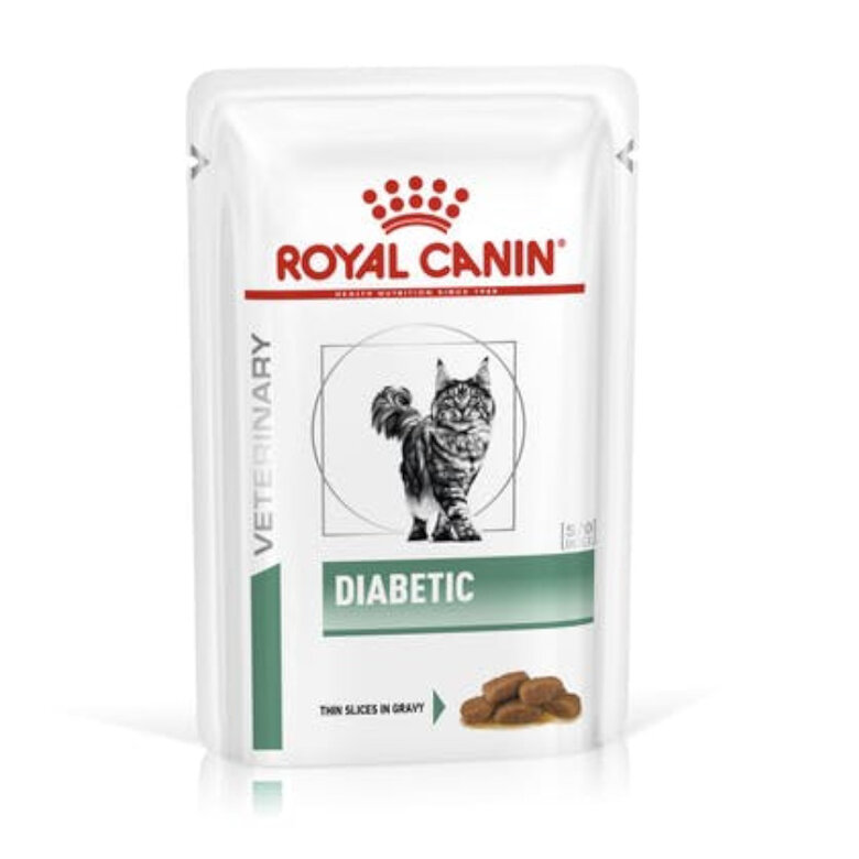 Royal Canin Veterinary Diet Diabetic sobres para gatos, , large image number null